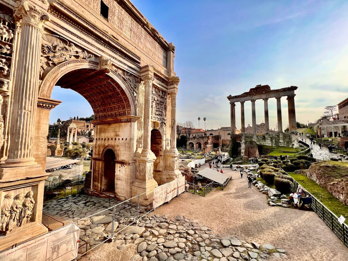 Arco de Septimio Severo en el Foro romano