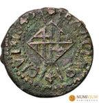 1645. Guerra dels Segadors. Barcelona. 1 sisè. Lluís XIV busto definitivo.