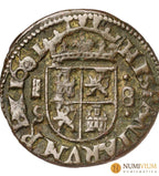 1661. Felipe IV. Segovia. S. 8 maravedís. Escasa. MBC