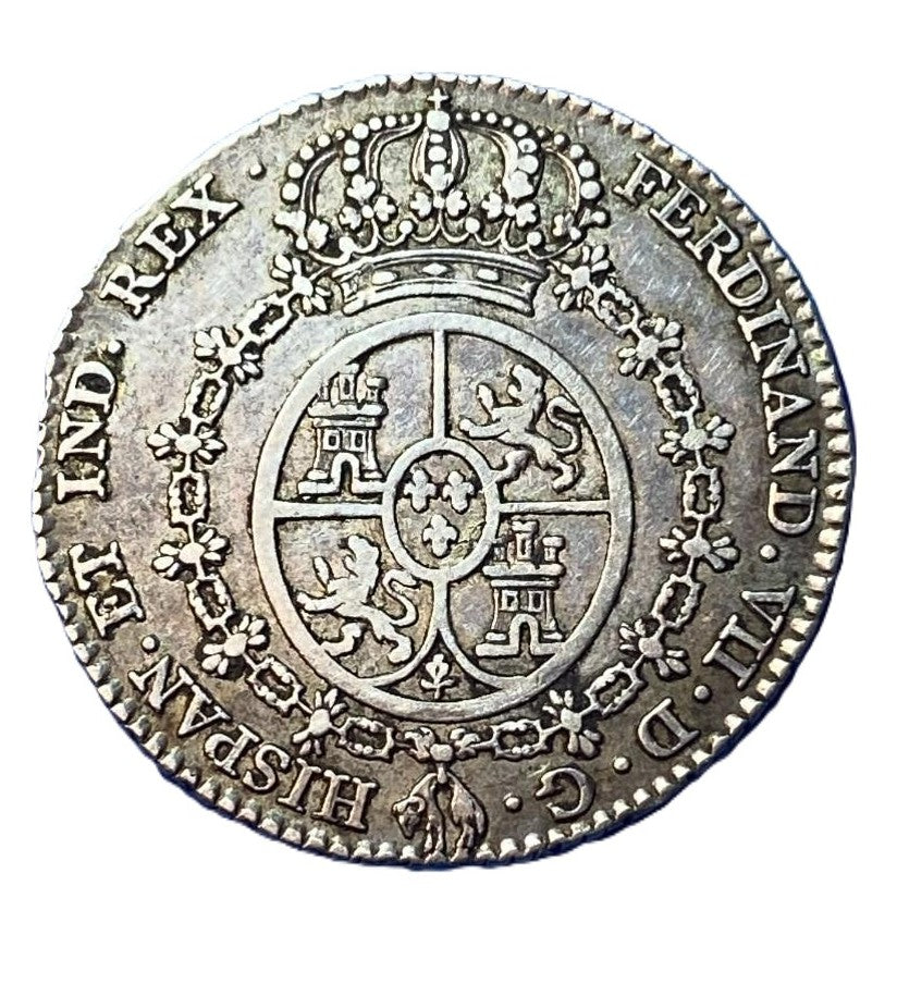 Medalla Proclamación Fernando VII. Modulo de 2 reales. Madrid. 1808