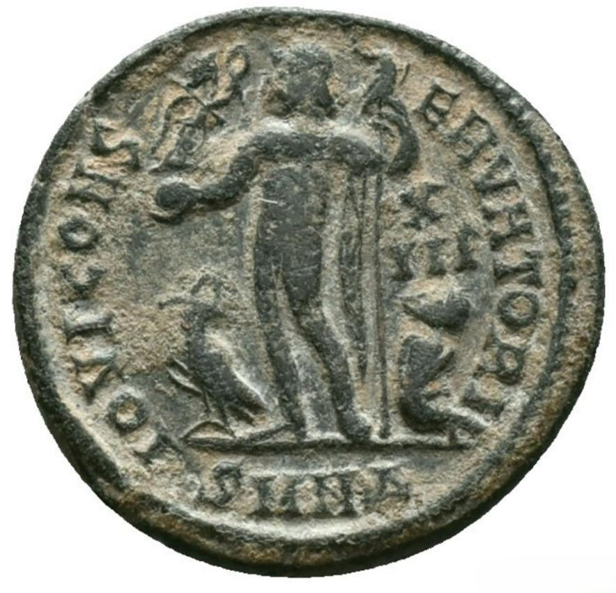 Flavio Galerio Valerio Liciniano LICINIO (Licinio I, 308-324 d.C.) Follis de Antioquía. Escasa