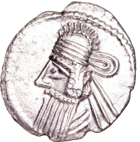 VOLOGASES IV (147-191 d.C.). Dracma. Ecbatana.