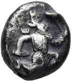ARTAJERJES II A ARTAJERJES III (c. 375-340 a.C.). Siglos de Sardes. Plata
