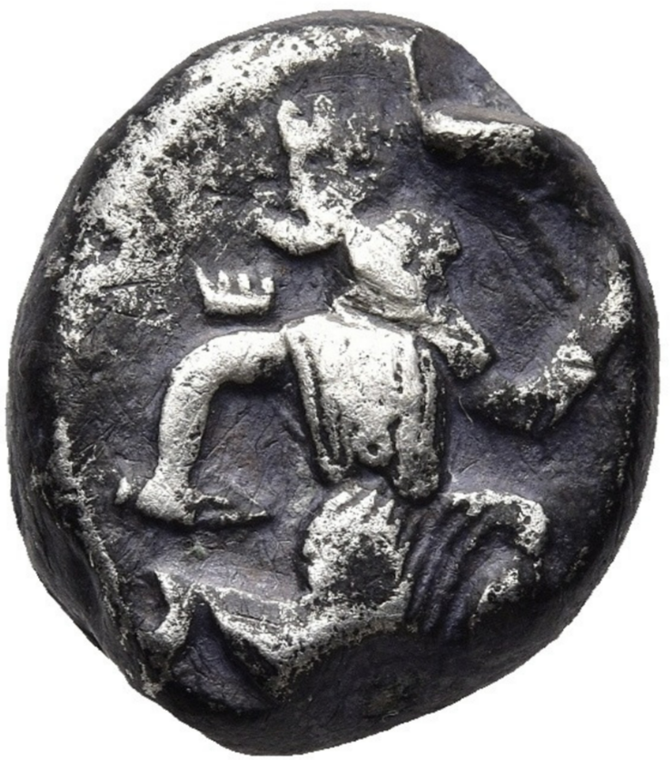 ARTAJERJES II A ARTAJERJES III (c. 375-340 a.C.). Siglos de Sardes. Plata