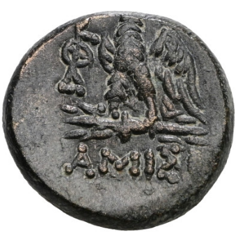 Ponto. Amisos. Época de MITRÍDATES VI EUPÁTOR. Eupátor (circa 105-90 o 90-85 a.C.). Bronce.