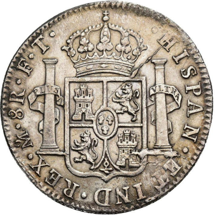 CARLOS IV. 8 reales. 1803. México. FT. MBC+