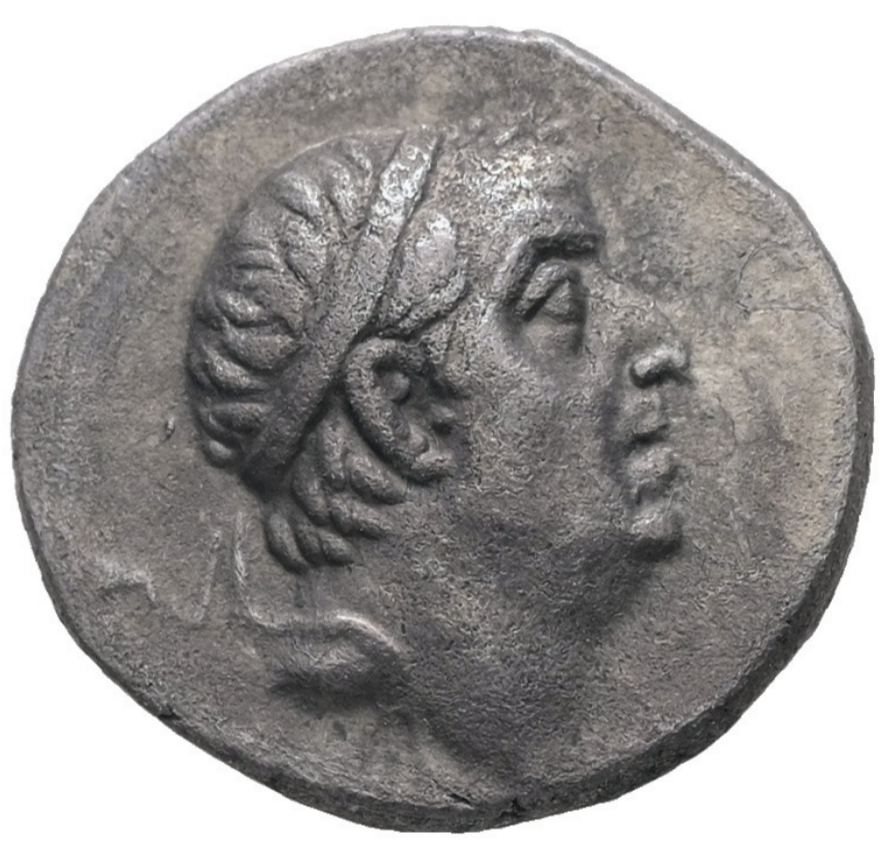 ARIOBARZANES I FILORROMANO (65/64 a.C.). Eusebeia. Año regio 31. BC+