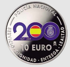 FNMT. BICENTENARIO POLICIA NACIONAL. PLATA PROOF.