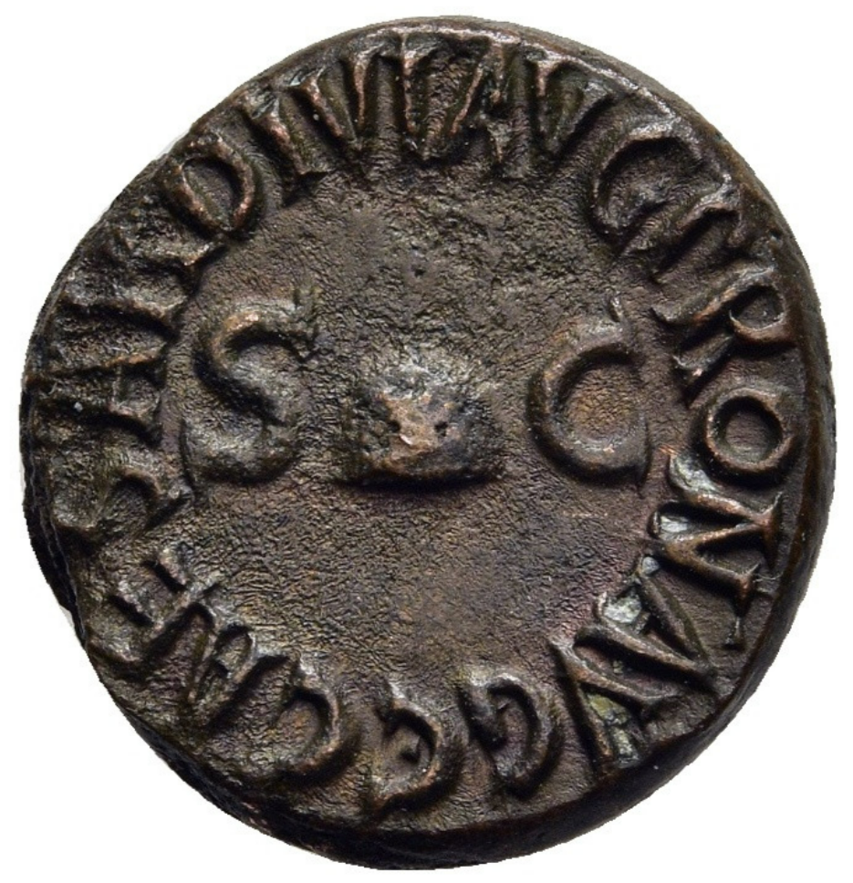 CALÍGULA (37–41 d.C.). Quadrans. Roma. Buen ejemplar.