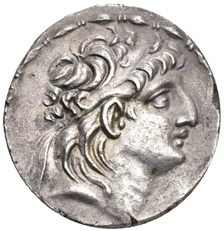 ANTÍOCO VII. Tetradracma (138-129 a.C.).