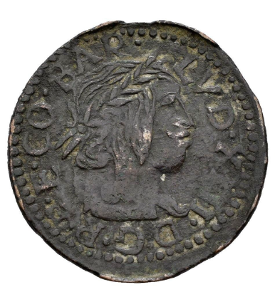 Seiseno. 1642. Gerona.  Busto de Luis XIII. MBC-