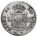 Isabel II (1833-1868). 1 real. Sevilla 1855. (Cal-325). MBC