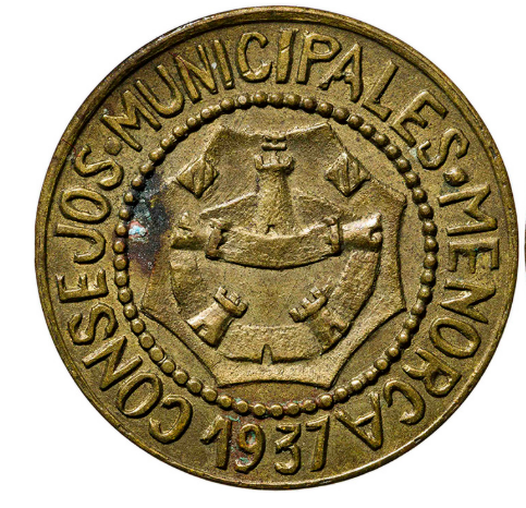 Consejos Municipales de Menorca (Baleares). 1 Peseta. EBC-