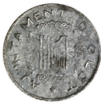 Ayuntamiento de Olot. 10 Céntimos. Escasa. MBC+. Buen ejemplar