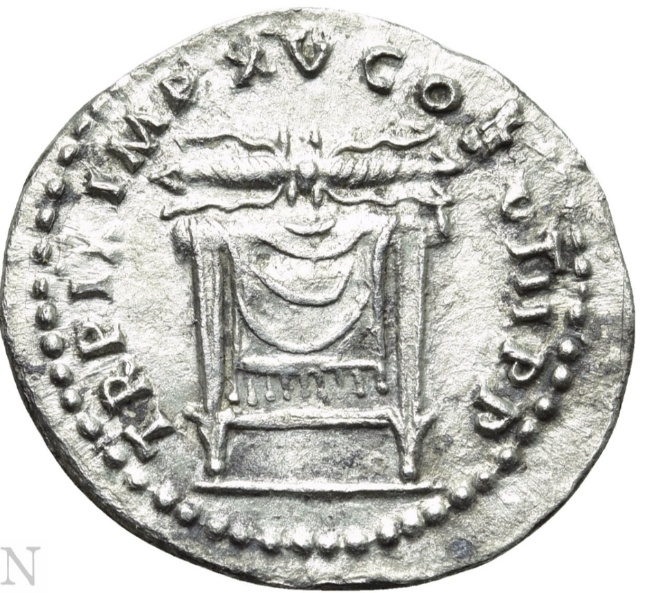 Denario de Tito (79-81 dC). Muy bien conservado. RIC II-119