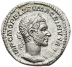 MACRINO (padre de Diadumeniano y tan breve como él). Denario. Roma (217). EBC-. Escasa