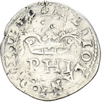 FELIPE II (1556-1598). 5 Sueldos. Milán. Muy rara