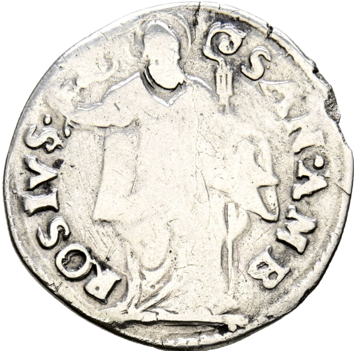 FELIPE II (1556-1598). 5 Sueldos. Milán. Muy rara