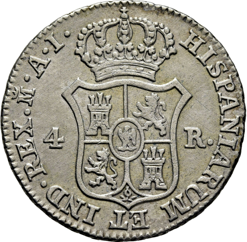 JOSÉ NAPOLEÓN. Madrid. 4 reales. 1810.