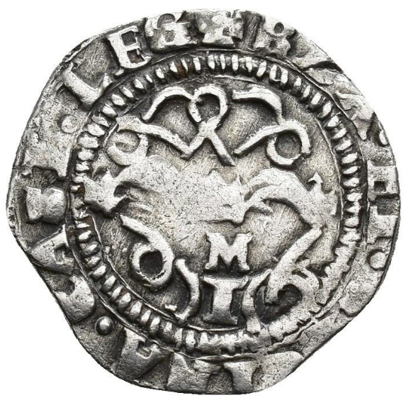 REYES CATÓLICOS. 1/2 real. Toledo.  MBC-