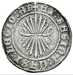 Fernando e Isabel (1474-1504). 1/2 real. Sevilla. Excelente. Leyendas completas. MBC+.