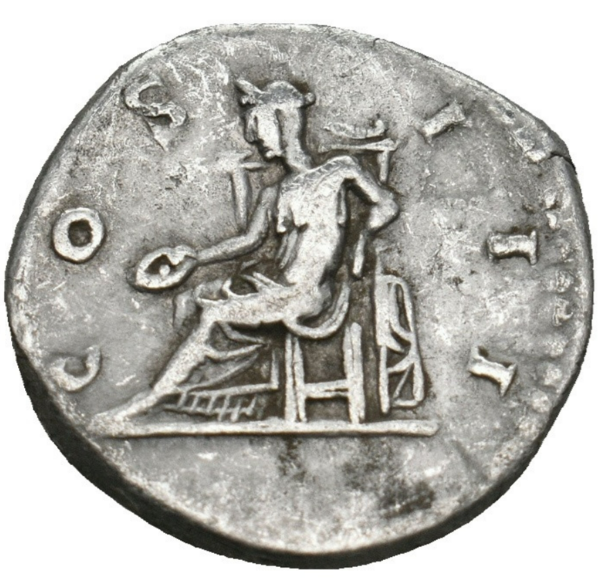 ADRIANO (117-138). Denario. Roma