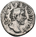 ANTONINUS PIUS (138-161). Rome. Denarius. Minted after his death.