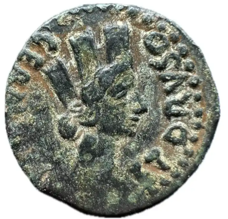 CARTEIA. Semis. Época de Tiberio (14-36 d.C.). San Roque (Cádiz). MBC