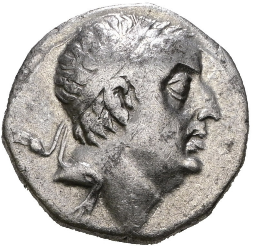 ARIOBARZANES I FILORROMANO (96-63 a.C.) Dracma. excelente retrato. MBC