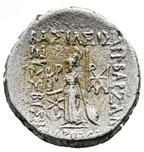 ARIOBARZANES III EUSEBES FILORROMANO (52-42 a.C.). Dracma. MBC-