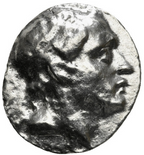 ANTÍOCO III "el Grande". (222-187 a.C.). Dracma. Elefante. Estupendo ejemplar. REY 6