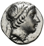 ANTÍOCO III, "El Grande" (222-187 a.C.). Dracma. Buen retrato. REY 6