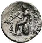 ANTÍOCO III, "El Grande" (222-187 a.C.). Dracma. Buen retrato. REY 6