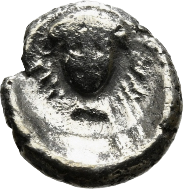 Época de ARTAJERJES A DARIO III (375-330 a.C.). Tartemorión de plata.