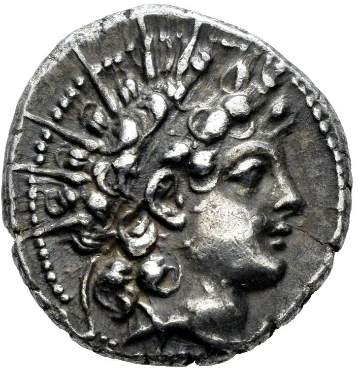 ANTÍOCO VI DIONYSOS (144-142 a.C.). Dracma de Antioquía. Escasa. EBC. REY 13