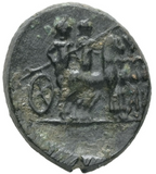 AEOLIS, KYME. Bronce. Siglo II a.C.Interesante cobre con escenas clásicas.