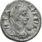 NERÓN (54-68). EGIPTO. Alejandría. Tetradracma. Fechada año RY 14 (67/68 d.C.). MBC+