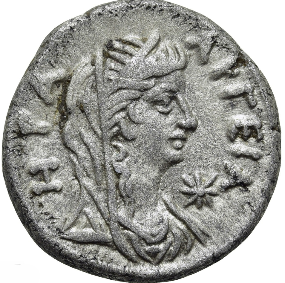 NERÓN (54-68). EGIPTO. Alejandría. Tetradracma. Fechada año RY 14 (67/68 d.C.). MBC+