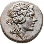 Pontos. Amisos. Time of Mithradates VI Eupator 120-63 BC. Perseo. MBC+. Buen ejemplar