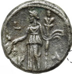 ADRIANO (117-138 d.C.). Egipto. Alejandría. Tetradracma de Bronce. 136/7 d.C. MBC