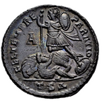 CONSTANCIO II. Maiorina. 348-350 d.C. Thessalonica. RIC VII. 123. EBC-