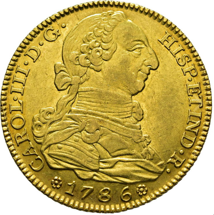 CARLOS III (1759-1788). Madrid. 4 Escudos. 1786. EBC-/EBC. Brillo original.