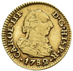 Carlos III. 1/2 Escudo. 1782 Sevilla CF. MBC. Rara.