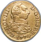CARLOS III. Medio Escudo. 1774 Madrid M PJ. Casi Sin Circular