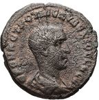 HERENIO ETRUSCO (249-251 d.C.). Tetradracma. Plata. Rara