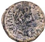 CARTAGONOVA (CARTAGENA, ESPAÑA). Augusto (27 a.C. – 14 d.C.).  As de bronce.