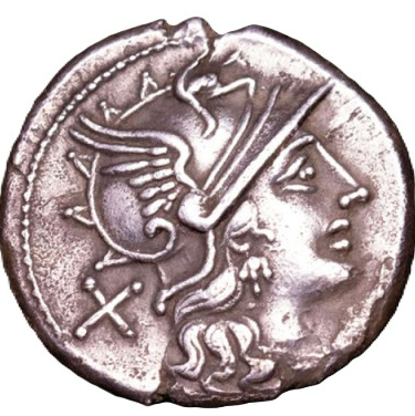 GENS AFRANIA. Spurius Afranius. Denario. Roma. 150 a.C. EBC