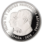 FNMT. 30 €. 2018. 1.300 aniversario de la creación del Reino de Asturias