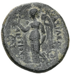 ANTIOCO I SÓTER (281-261 a.C.). Bronce Smyrna o Sardes. REY 2