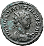NUMERIANO (283-284 d.C.). Antoniniano de Lungdunum. RIC V-353. MBC.